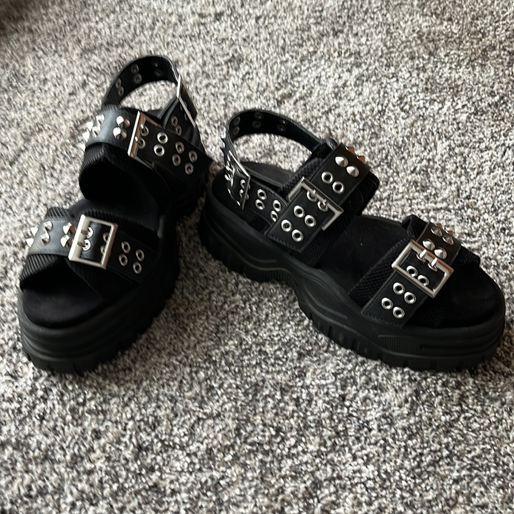 Disturbia platform spiked sandals